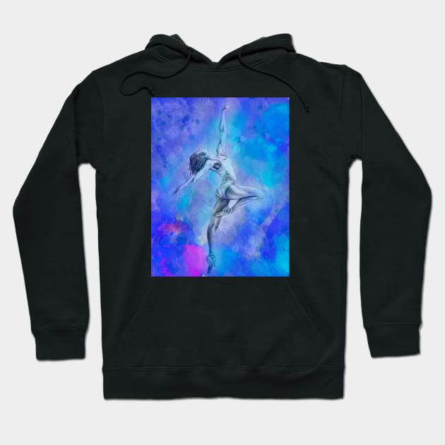 Ballet Dancer Hoodie by sophiedesigns